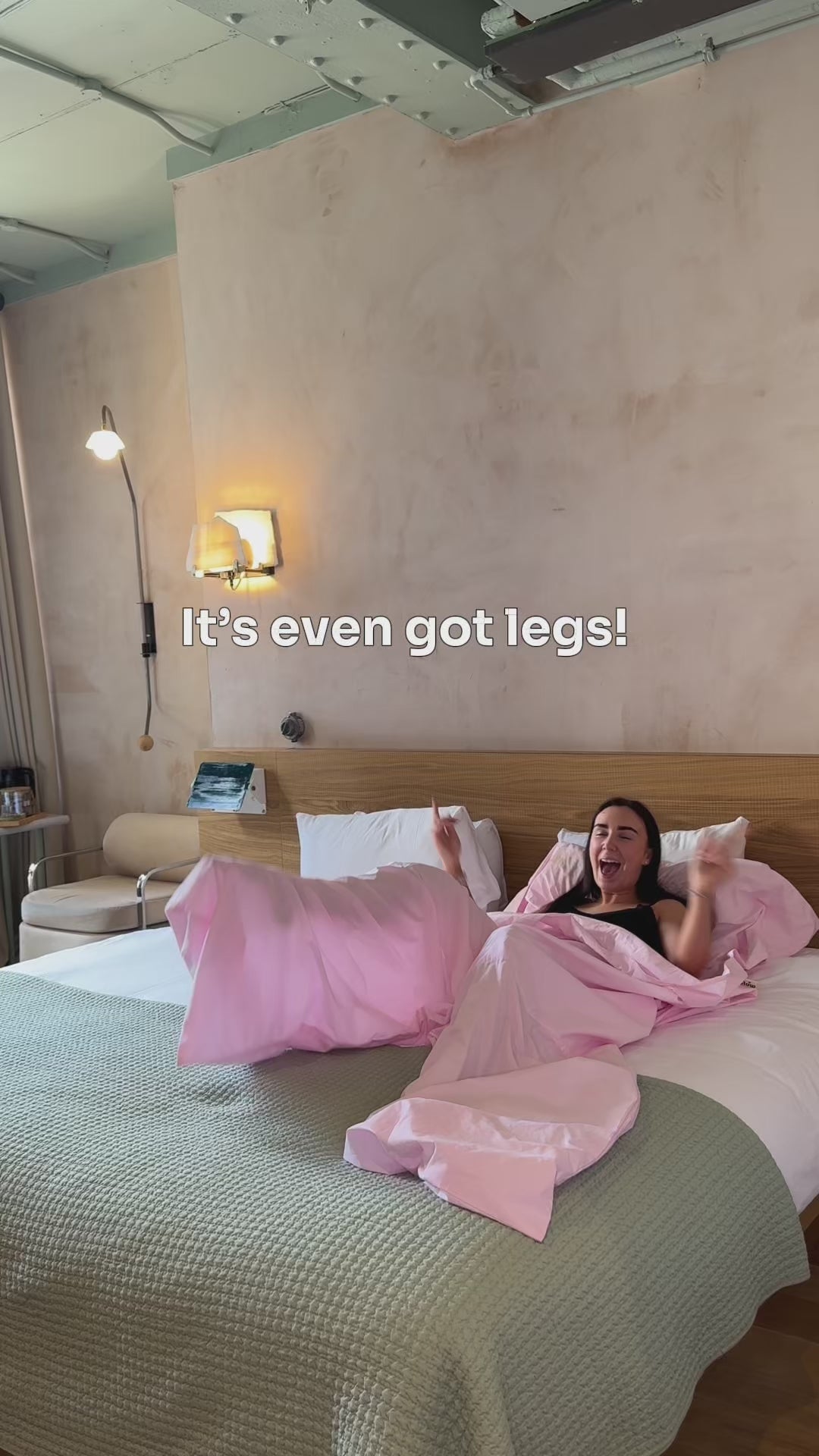 Self Tanning bag with legs