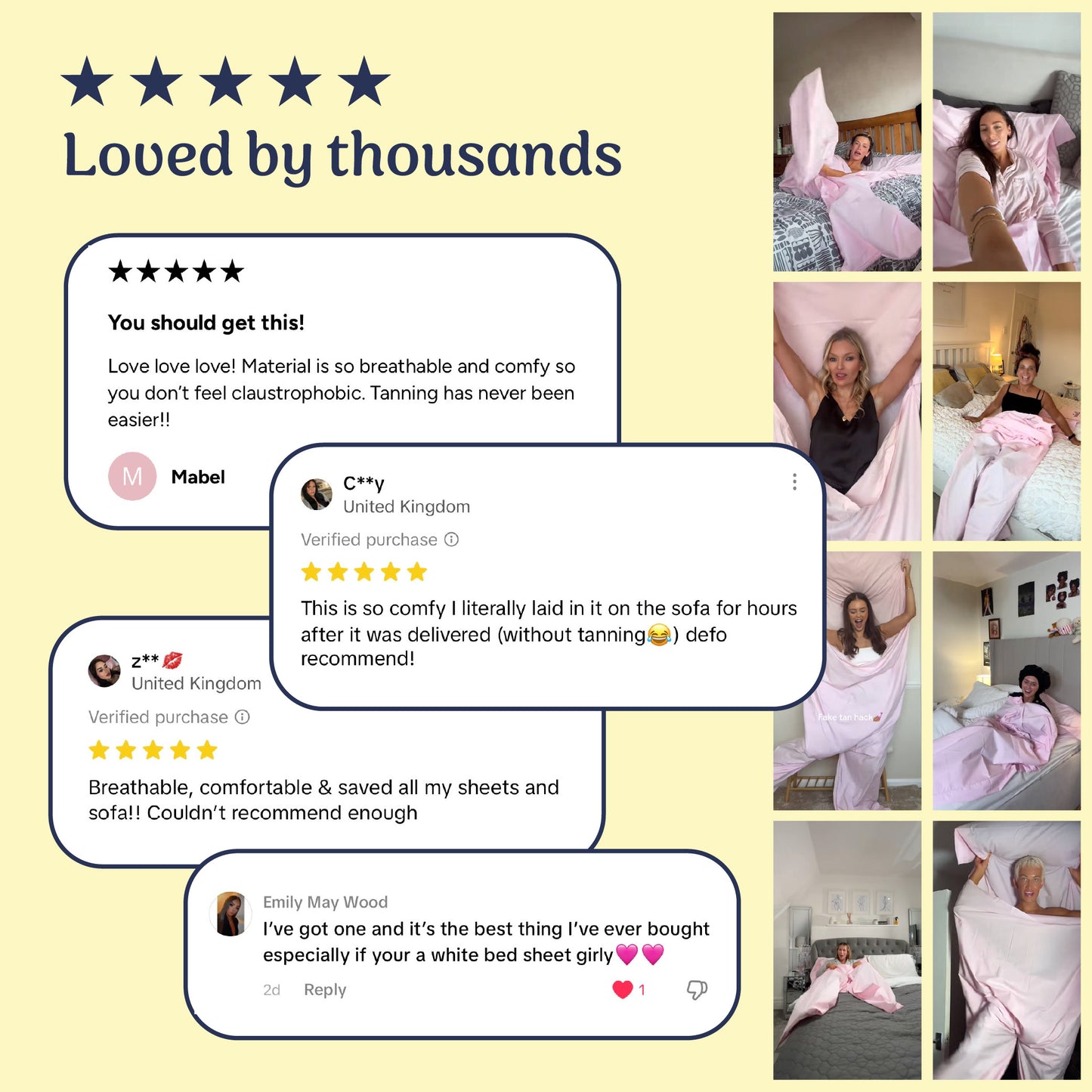 Self-Tan Sleeping Bag - Sheet Protector